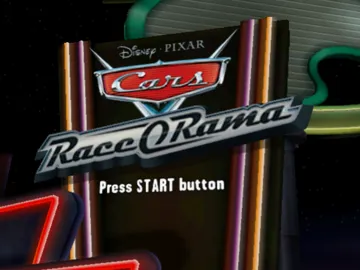 Disney-Pixar Cars - Race-O-Rama screen shot title